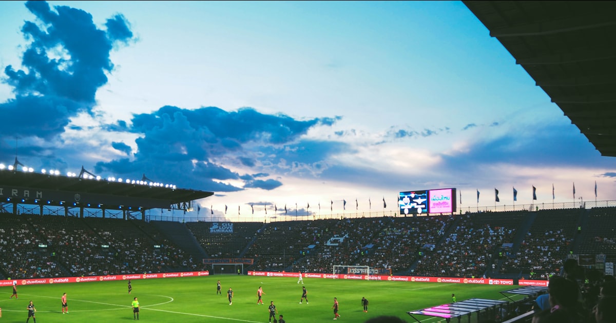 people watching soccer arena
